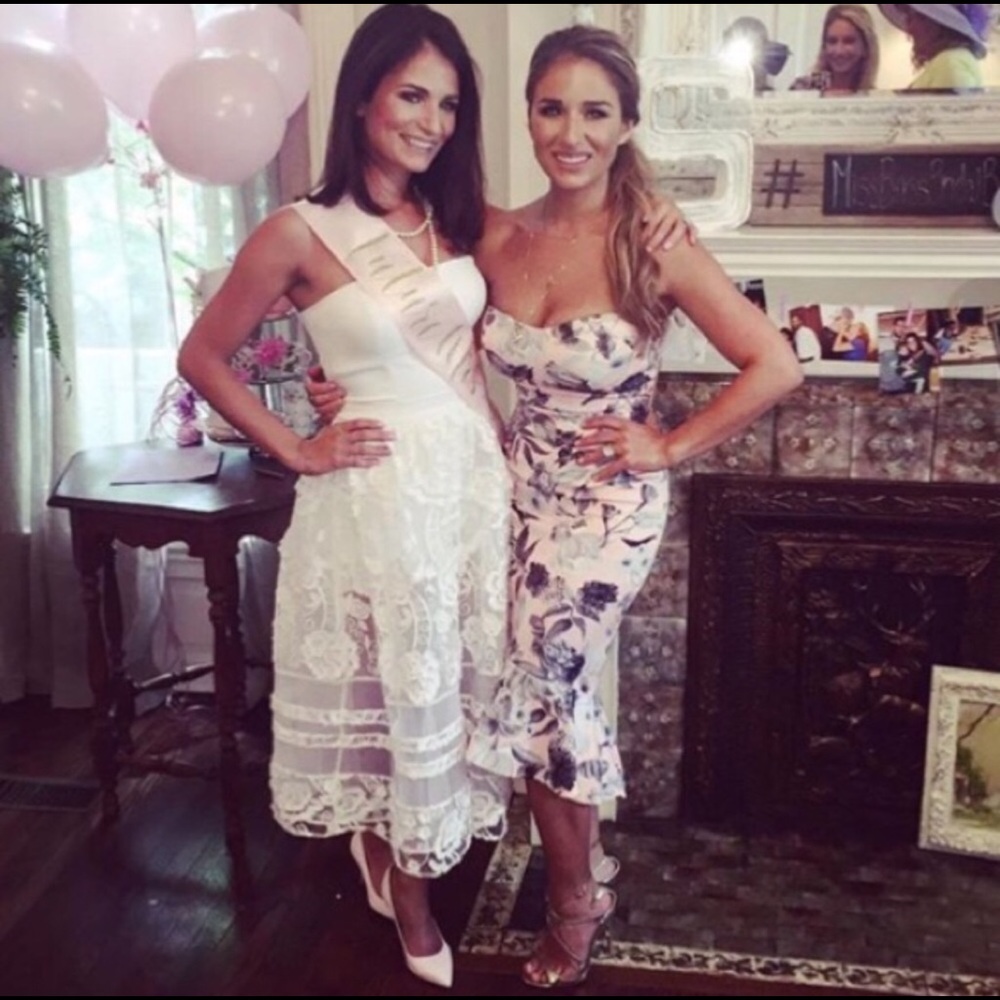Jessie James Decker ASOS floral midi dress 6